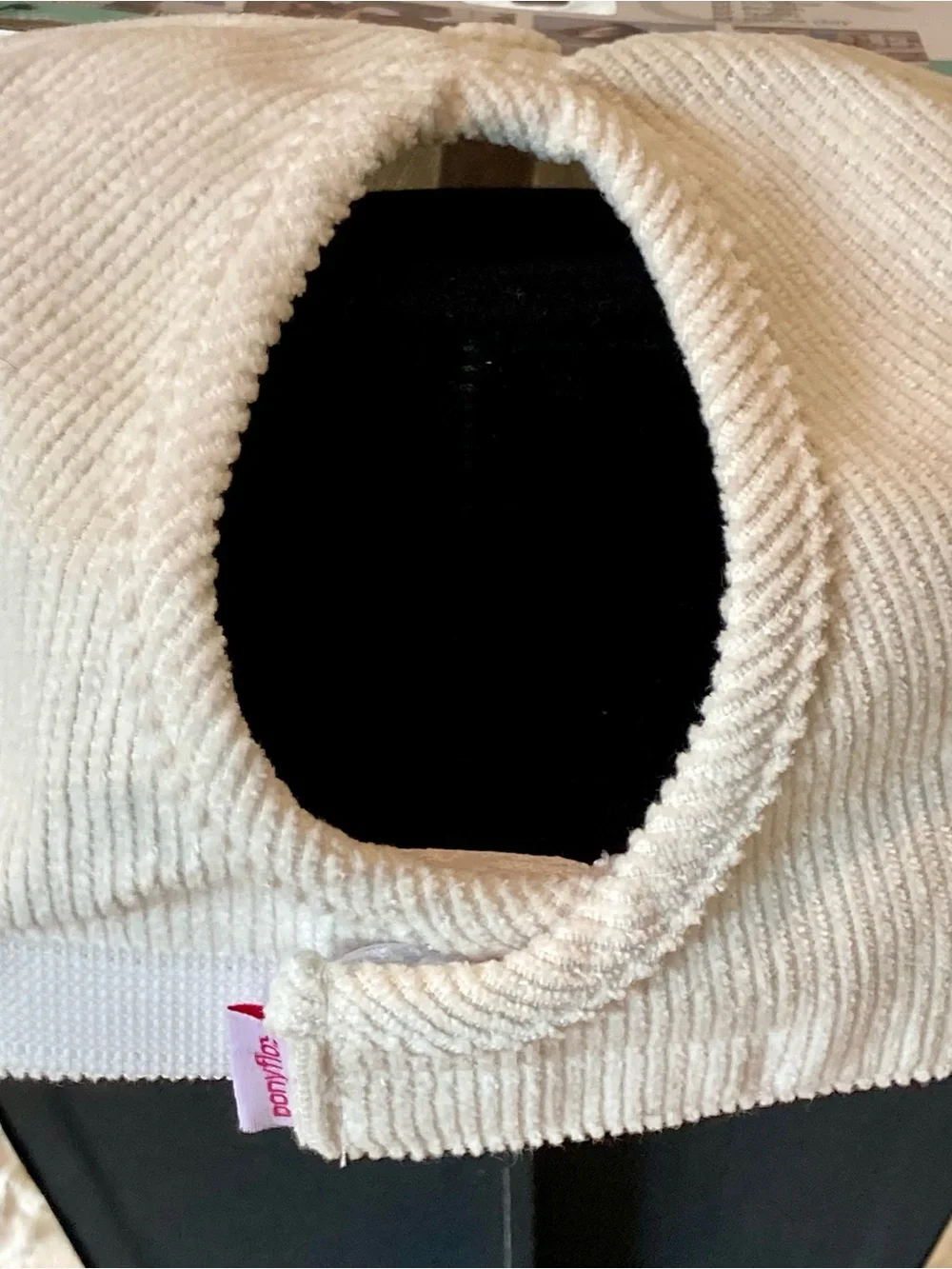 NWT Ponyflo brand UNLV Running Rebels adjustable cap in winter white